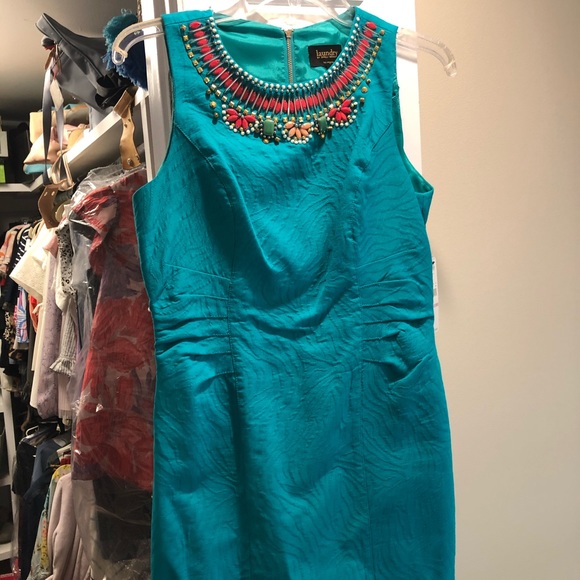 Laundry by shelli segal beaded dress - Picture 1 of 3